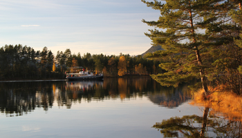 Fishing on lake Nisser Fishing on lake Nisser